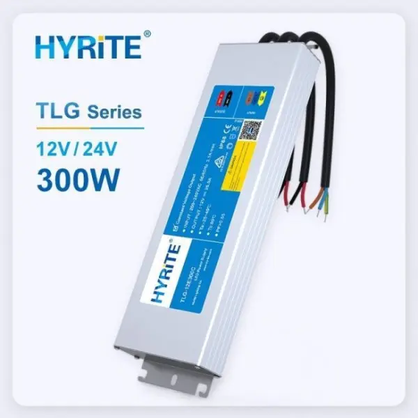 Блок питания HYRITE Slim 300W DC24V IP68 (TLG-24E300C) Блок питания HYRITE Slim 300W DC24V IP68 (TLG-24E300C)