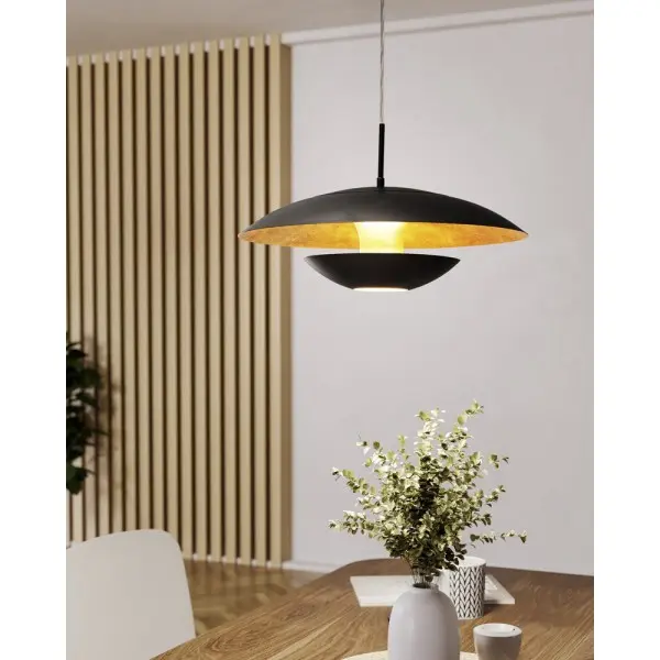 Подвесной светильник, люстра Eglo 95755 Nuvano E27 1x60W IP20 коричневый - фото №2