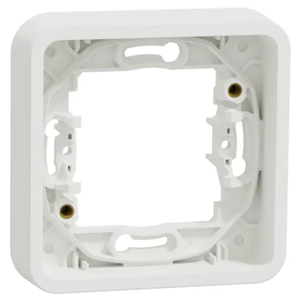 Одномісна рамка Schneider Electric MUR39107 IP55 (біла) Одномісна рамка Schneider Electric MUR39107 IP55 (біла)
