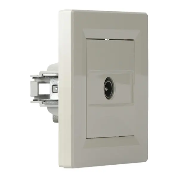 Розетка TV оконечная кремовая Asfora, EPH3200123 - фото №1 Розетка TV оконечная кремовая Asfora, EPH3200123 - фото №1