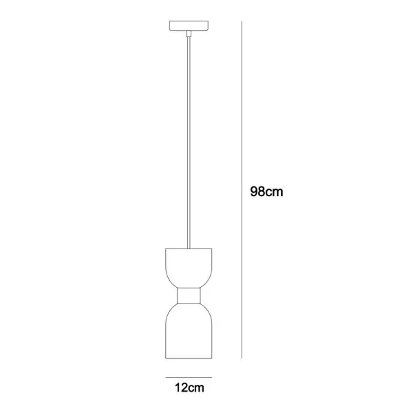 Подвесной светильник, люстра Italux PND-57602-1-BRO Monza E27 1x40W IP20 черный - фото №2