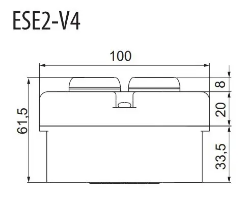Двухмодульный кнопочный пост ETI 004771442 ESE2-V4 («START/STOP» зеленый/красный) - фото №1 Двухмодульный кнопочный пост ETI 004771442 ESE2-V4 («START/STOP» зеленый/красный) - фото №1