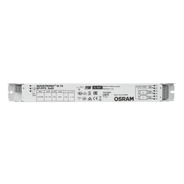 ЭПРА Osram QT-FIT5 QT-FIT5 2X49/220-240 VS20 (4008321832153) - фото №1