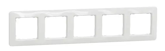 Рамка пятиместная Schneider Electric Sedna Design белая SDD311805 Рамка пятиместная Schneider Electric Sedna Design белая SDD311805