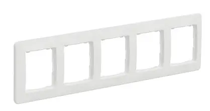Рамка пятиместная Schneider Electric Sedna Design белая SDD311805 - фото №1 Рамка пятиместная Schneider Electric Sedna Design белая SDD311805 - фото №1