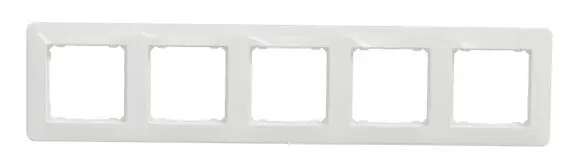 Рамка пятиместная Schneider Electric Sedna Design белая SDD311805 - фото №4 Рамка пятиместная Schneider Electric Sedna Design белая SDD311805 - фото №4
