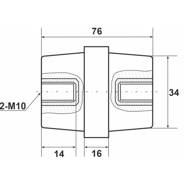 Шинний ізолятор Promfactor SM7610R - фото №1