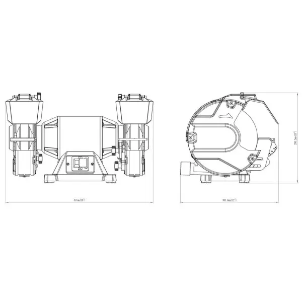 Точило Metabo DSD 200 Plus диск 200мм 750Вт 2980 об/мин LED (604210000) - фото №1