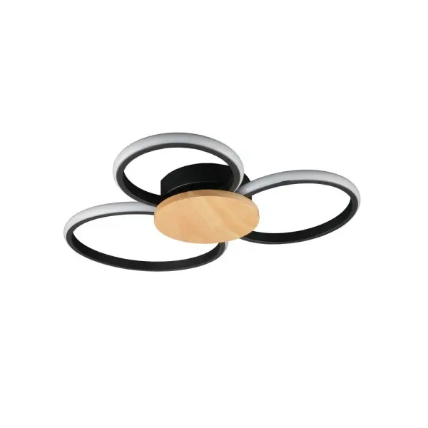 Люстра Goldlux 334343 Sabina LED 1x38W 4000K 5000Lm IP20 черная - фото №3