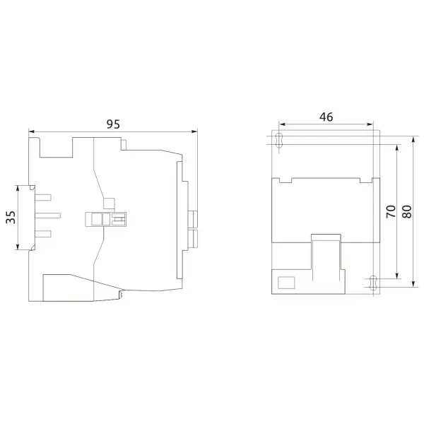 Магнітний пускач Promfactor FC-3/32А 1NO AC24В (FC30032024) - фото №2