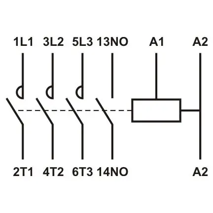 Магнітний пускач Promfactor FC-3/32А 1NO AC24В (FC30032024) - фото №3