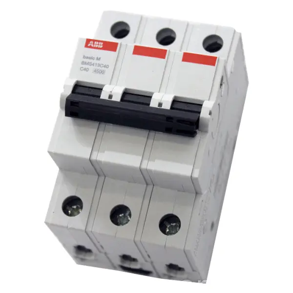 Автоматический выключатель ABB BASIC M 3Р 63А 4,5kA - фото №2 Автоматический выключатель ABB BASIC M 3Р 63А 4,5kA - фото №2