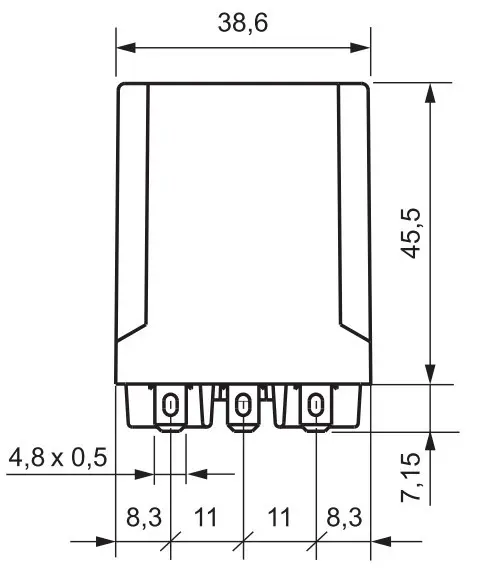 Електромеханічне реле ETI 002473061 RERM3-230ACL 3p (16A AC1 250V AC) - фото №1