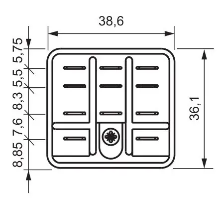 Електромеханічне реле ETI 002473061 RERM3-230ACL 3p (16A AC1 250V AC) - фото №3