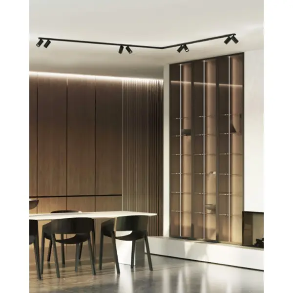 Светильник поворотный, спот Nowodvorski 37721 Mono Corner GU10 8x10W IP20 черный - фото №2 Светильник поворотный, спот Nowodvorski 37721 Mono Corner GU10 8x10W IP20 черный - фото №2