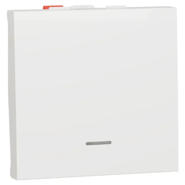 Одноклавишный переключатель Schneider Electric NU320318S с нейтралью 10А 2М (белый)