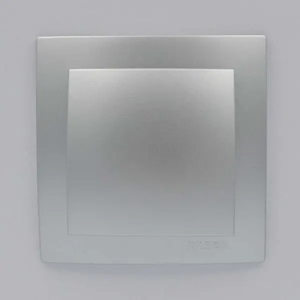 Вимикач Nilson Touran срібло 1кл ( 24131001 ) - фото №1