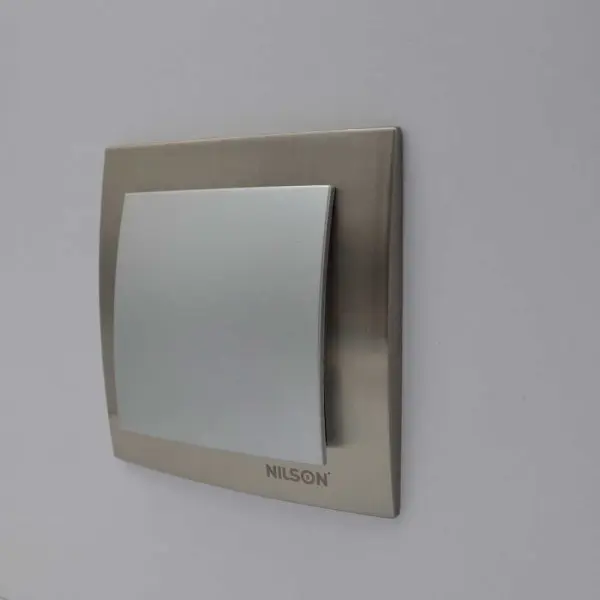 Вимикач Nilson Touran срібло 1кл ( 24131001 ) - фото №7