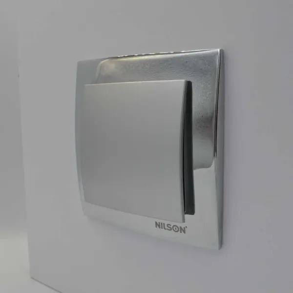 Вимикач Nilson Touran срібло 1кл ( 24131001 ) - фото №8