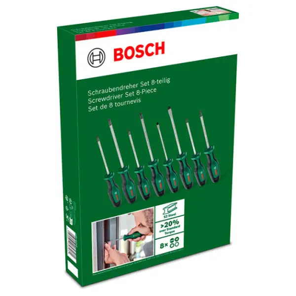 Набір викруток Bosch 8шт (1600A02BX8) - фото №3