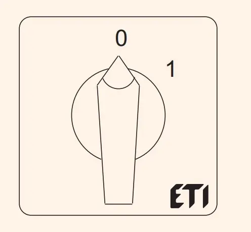 Кулачковый переключатель ETI 004773075 CS 32 92 U LK 4p «0-1» 32A - фото №2 Кулачковый переключатель ETI 004773075 CS 32 92 U LK 4p «0-1» 32A - фото №2