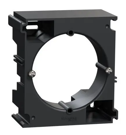 Подрозетник наружного монтажа модульный Schneider Electric Sedna Design черный SDD114902