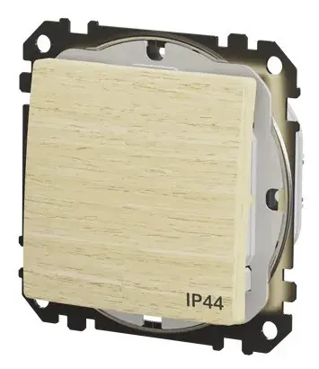 Одноклавішний перемикач Schneider Electric Sedna Design & Elements IP44 береза SDD280106 - фото №4