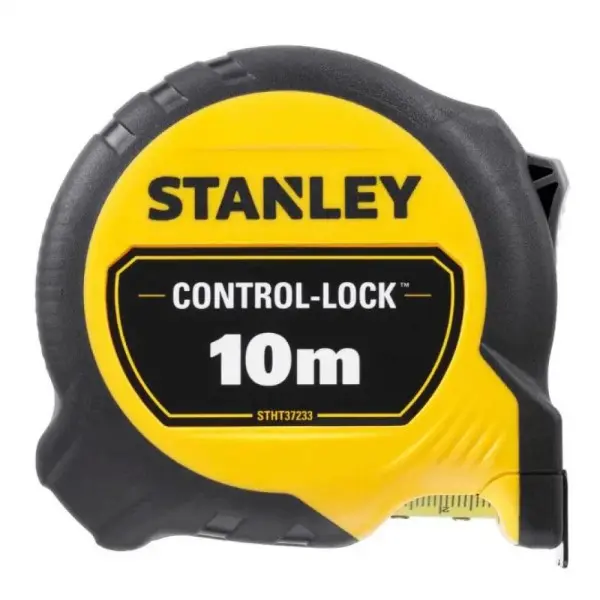 Измерительная рулетка Stanley STHT37233-0 Control-lock 10мх25мм в обрезиненном корпусе с двойной шкалой