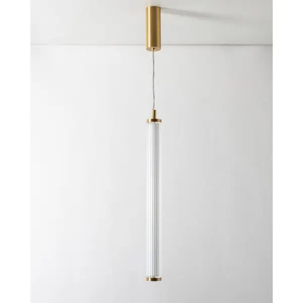 Подвесной светильник, люстра Zuma Line 1233 Como LED 1x26W 2700K-6500K 1950Lm IP20 латунный (5905616073200) - фото №2 Подвесной светильник, люстра Zuma Line 1233 Como LED 1x26W 2700K-6500K 1950Lm IP20 латунный (5905616073200) - фото №2