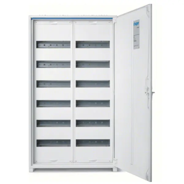 Щит металевий Univers FWB62S на 144 модулі накладної Hager