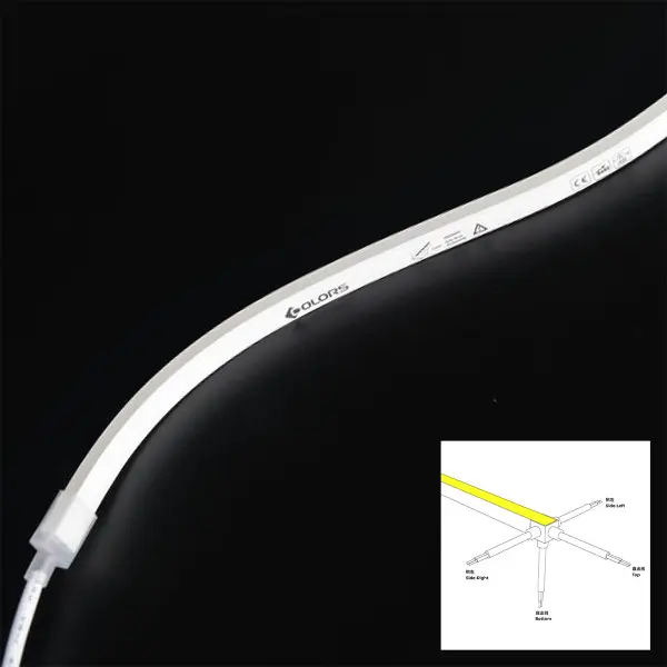 Гибкий неон COLORS 24V IP65 7,2W 240Lm 2700K 5м (NMS0410-SW) - фото №3