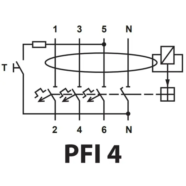 Диф автомат SEZ PFI4 C 20A/0,03A (PFI4C_20A/0,03A) - фото №1
