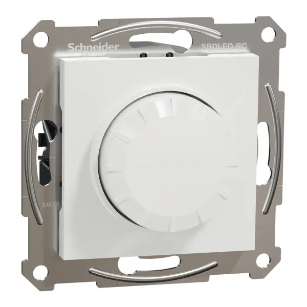 Поворотный димер для LED ламп RC 3-370Вт Schneider Electric Asfora без рамки белый (EPH6870121)