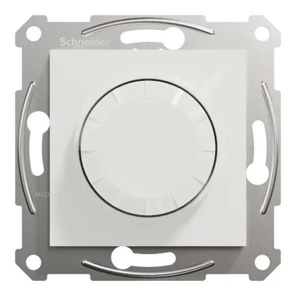 Поворотный димер для LED ламп RC 3-370Вт Schneider Electric Asfora без рамки белый (EPH6870121) - фото №3