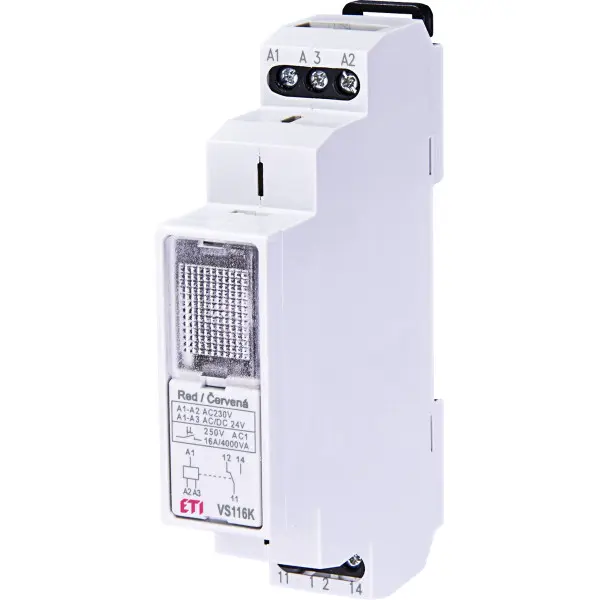 Проміжне реле ETI 002471201 VS116K 24/230V (1x16A AC1)