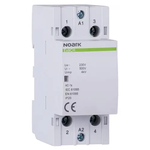 Модульний контактор NOARK Ex9CH63 11 220В 63А 1NC+1NO (102425) Модульний контактор NOARK Ex9CH63 11 220В 63А 1NC+1NO (102425)