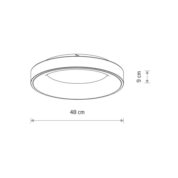 Світильник стельовий Nowodvorski 11211 Nikki Round LED 1x48W 4000K 4200Lm IP20 чорний - фото №4 Світильник стельовий Nowodvorski 11211 Nikki Round LED 1x48W 4000K 4200Lm IP20 чорний - фото №4