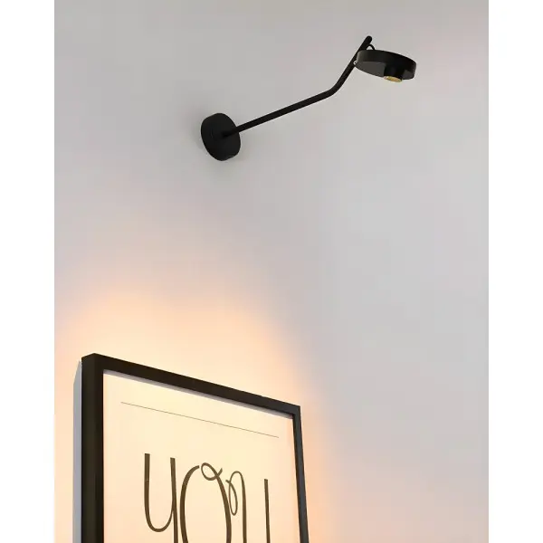 Бра, настінний світильник Azzardo AZ5632 Iseo LED 1x9W 3000K 514Lm IP20 чорний - фото №1 Бра, настінний світильник Azzardo AZ5632 Iseo LED 1x9W 3000K 514Lm IP20 чорний - фото №1