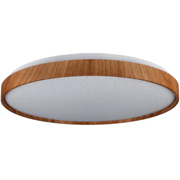 Потолочный светильник Vestum FOREST звездное небо 60Вт 395x65мм 3000К-6500К тиковое дерево