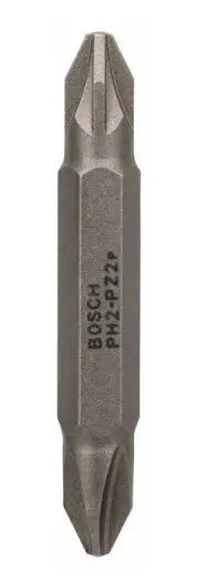Двусторонние биты Bosch PH2/PZ2х45мм (60шт) - фото №1 Двусторонние биты Bosch PH2/PZ2х45мм (60шт) - фото №1