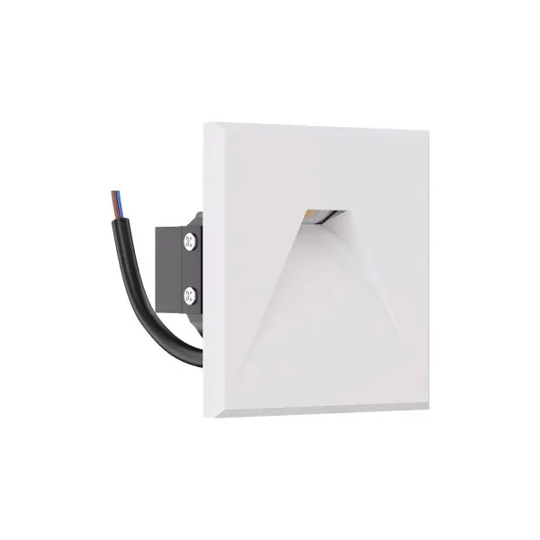 Светильник для подсветки лестницы/коридора Kloodi KDSL-RIKI SQ85X85 3W 3K 38D WH LED 210Lm IP44 белый - фото №2 Светильник для подсветки лестницы/коридора Kloodi KDSL-RIKI SQ85X85 3W 3K 38D WH LED 210Lm IP44 белый - фото №2