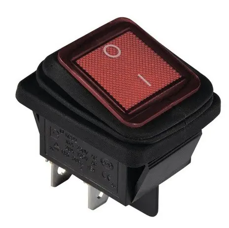 Перемикач TNSy KCD2-201WN R/B з підсвічуванням IP54 червоний (TNSy5500805) Перемикач TNSy KCD2-201WN R/B з підсвічуванням IP54 червоний (TNSy5500805)
