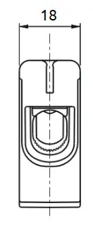 Клема Promfactor FT 1Р Cu:2.5-50мм²/ Al:6-50 6-50мм² сіра FT1050F - фото №2