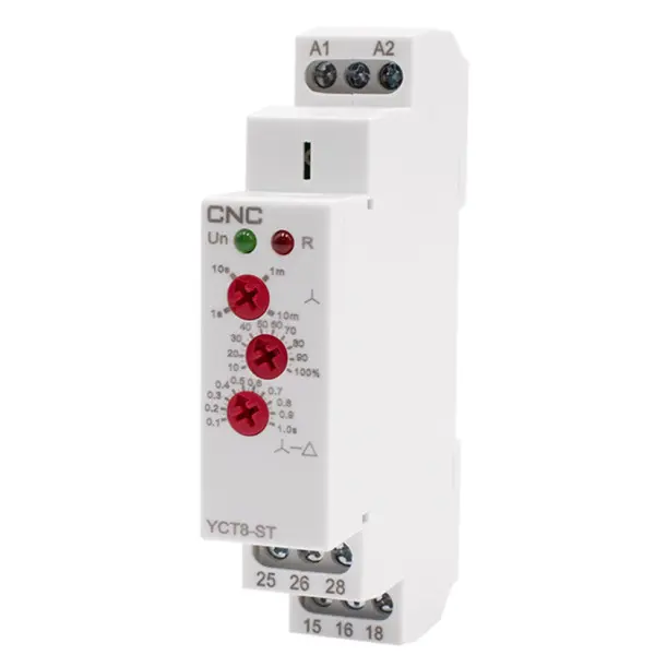 Реле витримки часу CNC Electric YCT8-ST AC 230В 2СО 16А АС1 250В/DC 24В (Б00044217)