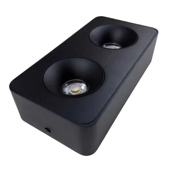 Світильник точковий накладний SIDNEY-2L 20W 4000K IP20 чорний Violux ( 330471 ) - фото №3