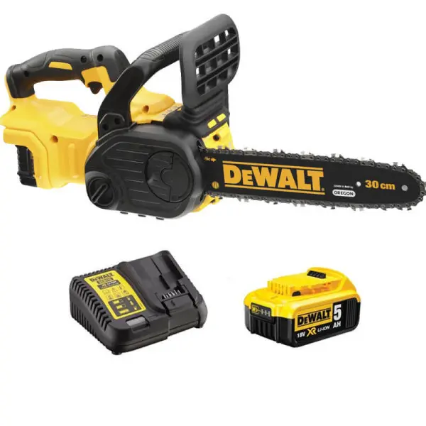 Аккумуляторная цепная пила DeWALT DCM565P1 18В - фото №1 Аккумуляторная цепная пила DeWALT DCM565P1 18В - фото №1