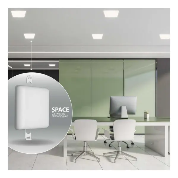 Светильник LED даунлайт Violux SPACE 6W 4200K круг IP20 ( 100100 ) - фото №9