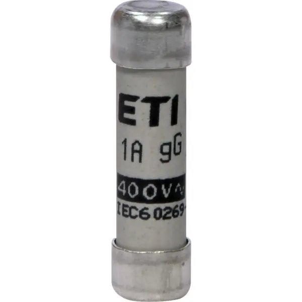 Предохранитель ETI CH8x32 gG 1A 400В (2651001) Предохранитель ETI CH8x32 gG 1A 400В (2651001)