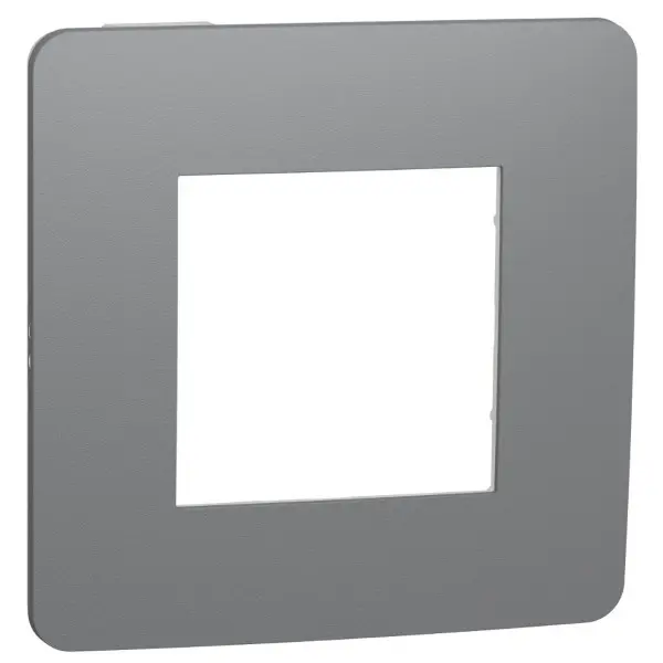 Однопостовая рамка Schneider Electric NU280221 (дымчато-серый/белый) Однопостовая рамка Schneider Electric NU280221 (дымчато-серый/белый)