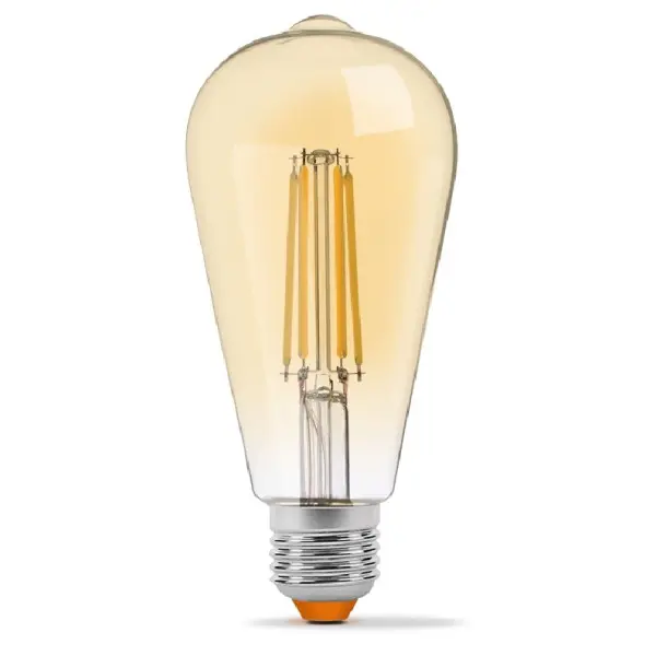 Светодиодная филаментная лампа Videx Filament ST64FA E27 10Вт 2200K (VL-ST64FA-10272) бронза